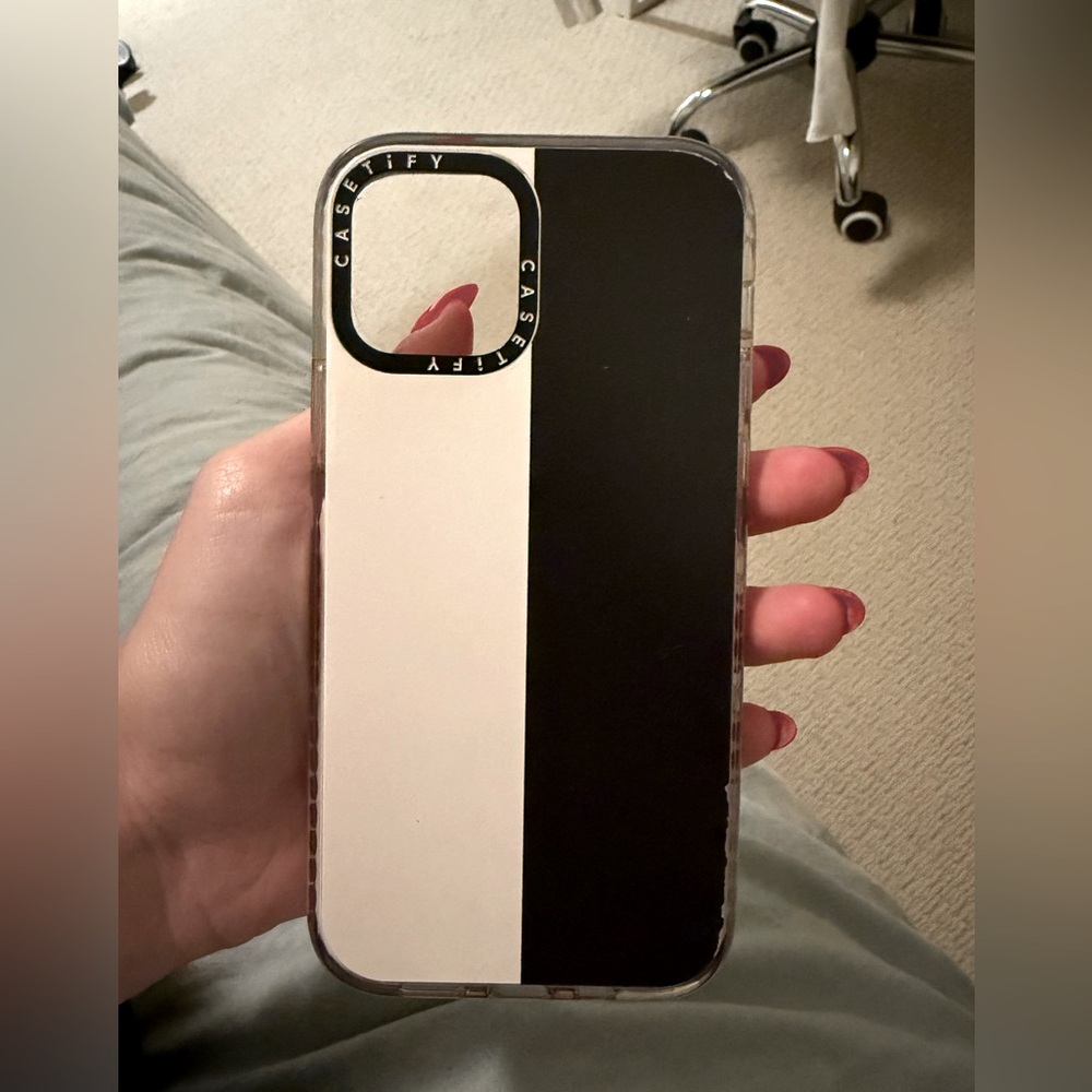 Casetify 12/12 Pro Black & White Phone Case